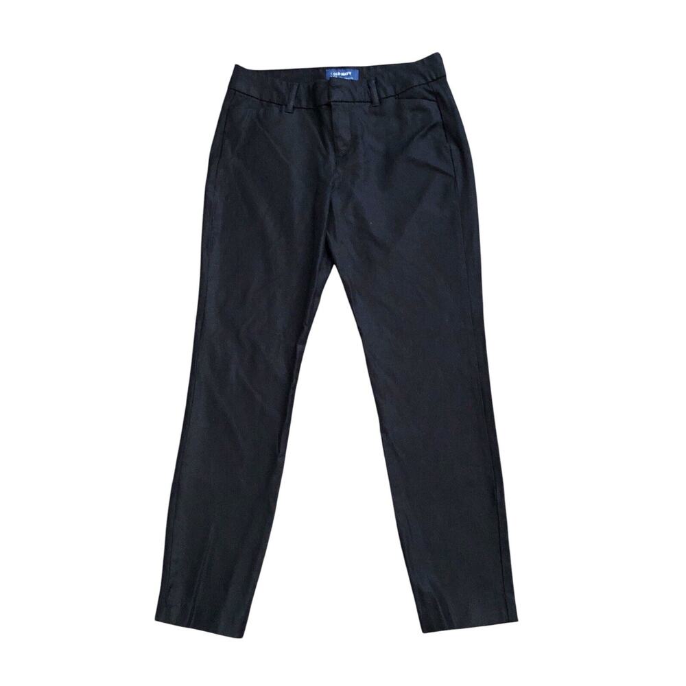 Old Navy Coated Black Pixie Skinny Pants Size 6